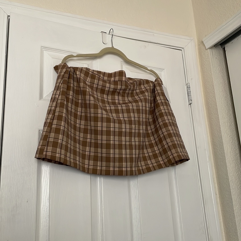 Abound Brown Tan Mini Pencil Skirt Casual